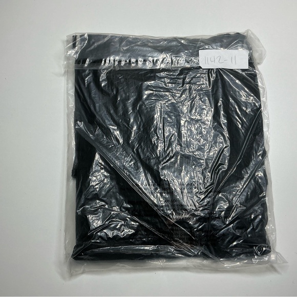 NWT SAND N SUN Womens L Black Beach Swimsuit Sheer Coverup Long Sleeve Flowy - Picture 7 of 7